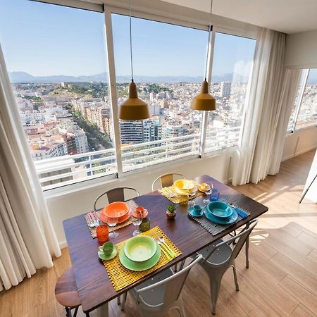 Charming Downtown Skyscrapper Apartment Alicante Ngoại thất bức ảnh